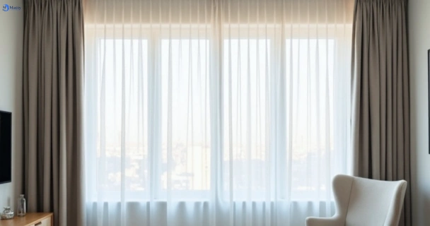 Freshly steam cleaned curtains in forestdale QLD
